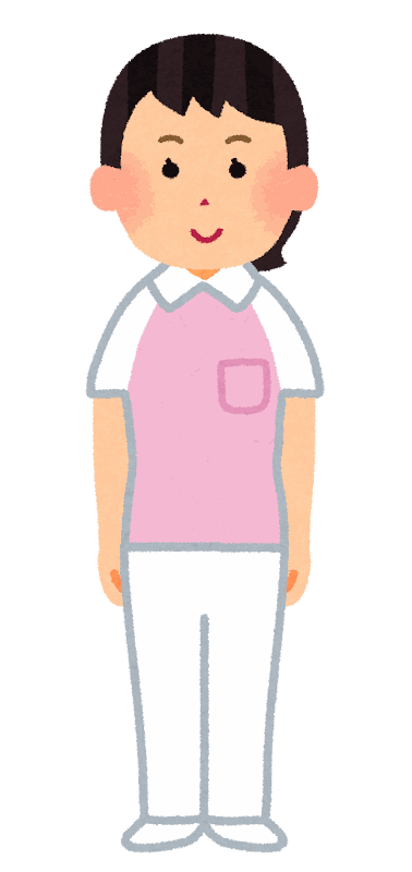 介護の仕事に励む介護士のイラスト